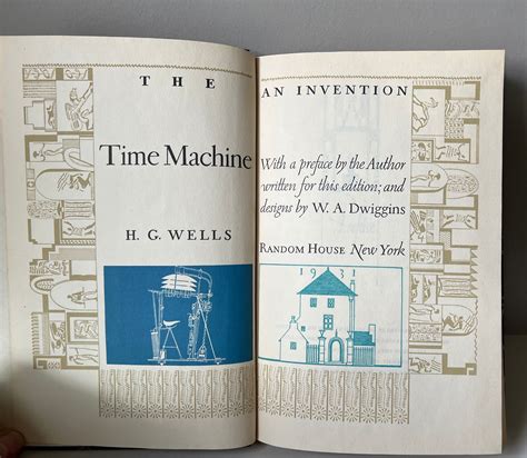 1931 the Time Machine H.G. Wells ILLUSTRATED // Vintage Science Fiction ...