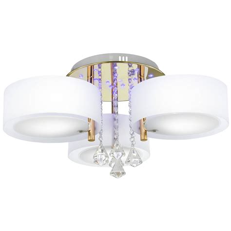 Lampa Sufitowa Elmdrs Tr Gl Mdeco Glamour Oprawa Crystal Z