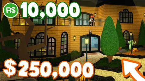 SPENDING 10,000 ROBUX! $250,000 HAUNTED MANSION! | Roblox Bloxburg ...