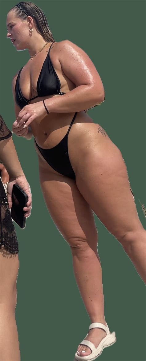 Thick Ass Pawg With Cameltoe In Tight Bikini Taking A Shower Page