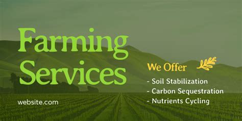 Organic Farming Twitter Post Brandcrowd Twitter Post Maker