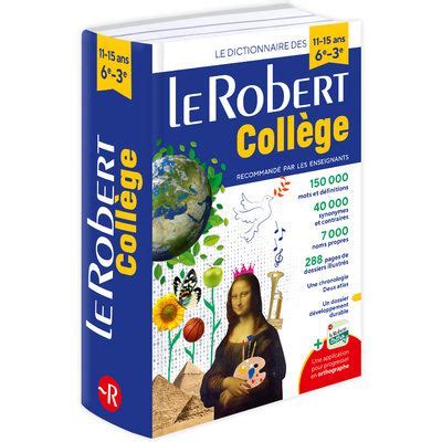 Le Robert Collège 11 à 15 ans broché Collectif Achat Livre fnac