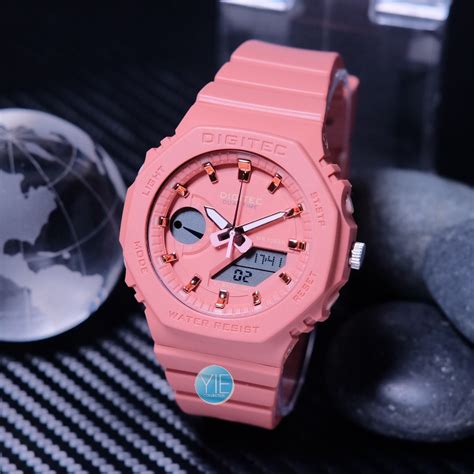 Jual Jam Tangan Wanita Digital Digitec Fashion Bda T Dual Time