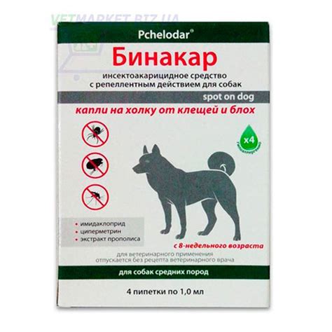 Капли от блох и клещей Пчелодар "Бинакар" - «Изгнал надоедливых ...