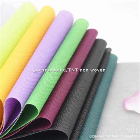 Colorful Polypropylene Spunbond Nonwoven Fabric Roll Pp Non Woven