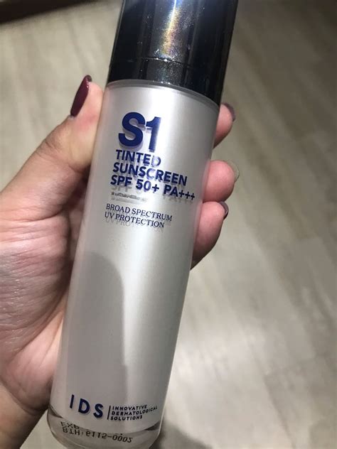 IDS S1 Tinted Sunscreen SPF 50 PA 50ml Beauty Personal Care