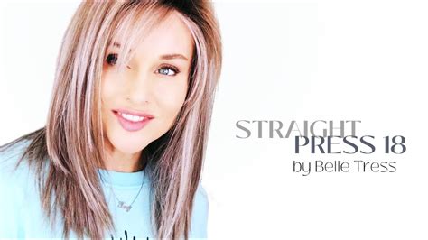 Belle Tress STRAIGHT PRESS 18 Wig Review British Milk Tea HOW TO