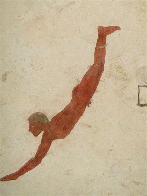 S Bc Tomb Of The Diver Great Greece Funerary Artifact Located In