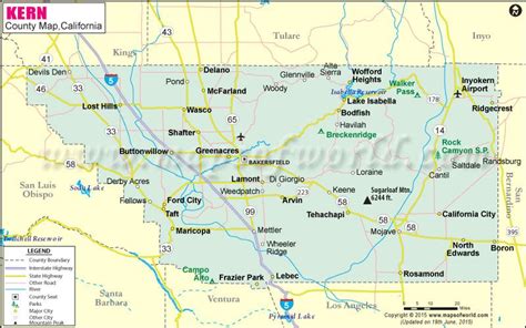 Map Of Kern County Living Room Design 2020