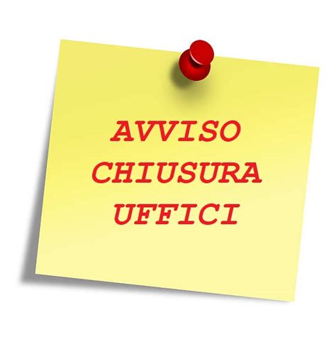 Avviso Chiusura Uffici CNPAPAL