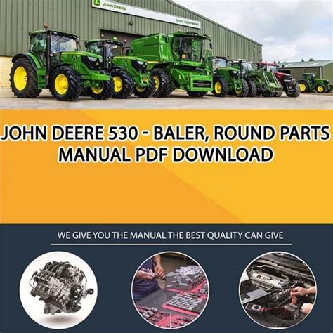 John Deere 530 Baler Round Parts Manual Pdf Download Service