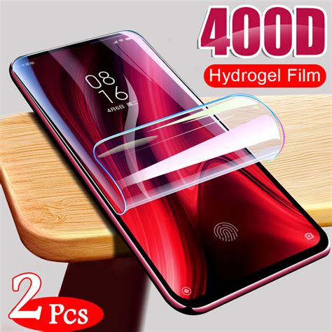 2pcs 400d Hydrogel Soft Film Screen Protector For Oneplus 6 6t 7 Pro 7t