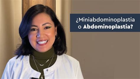 Abdominoplastia O Miniabdominoplastia Youtube