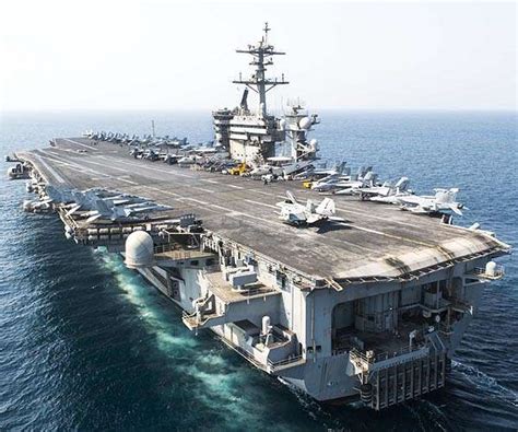 Us Aircraft Carrier Arrives In S Korea For Joint Drills