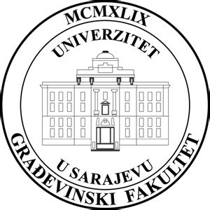 Univerzitet u Sarajevu_Građevinski fakultet u Sara Logo Download png