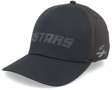 Codex Tech Hat Black Flexfit Alpinestars Cap Hatstoreworld