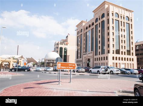 ministry  finance dubai uae stock photo alamy
