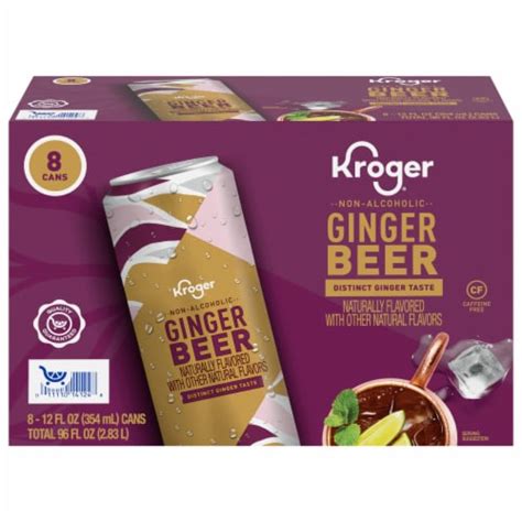 Kroger® Non Alcoholic Ginger Beer Cans 8 Cans 12 Fl Oz Ralphs