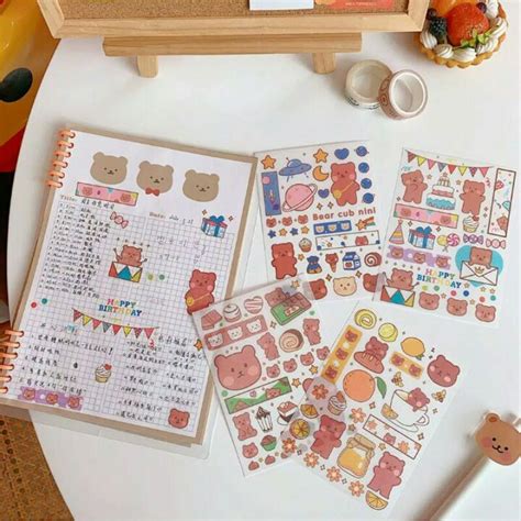 Jual Kiandaa Sp Lembar Sticker Sheet Sticker Lucu Dotted Sticker