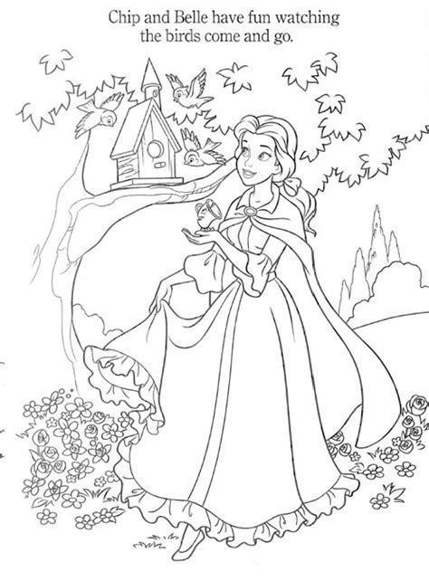 Disney Princesses Belle Coloring Pages Disney Coloring Pages