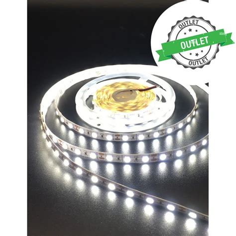 Banda Led Ecoline 12v 12w 6400k Lumina Rece 1200lm Smd5050 60led