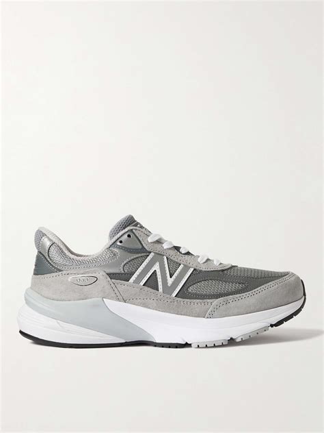 New Balance V Leather Trimmed Suede And Mesh Sneakers For Men Mr