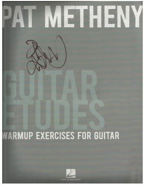 Pat Metheny Guitar Etudes Warmup Exercises For Guitar 97 Pag Pdf