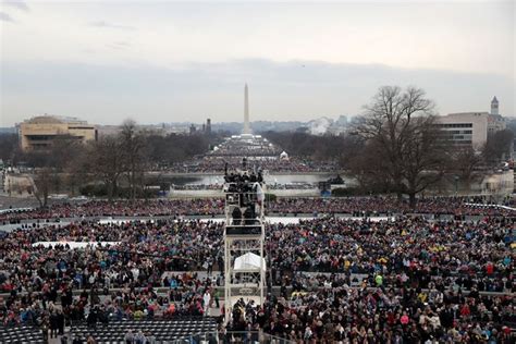 Donald Trump Inauguration Draws Much Smaller Crowds Than Barack Obama Huffpost Uk News