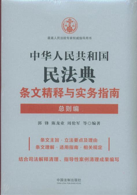 中华人民共和国民法典条文精释与实务指南：总则编