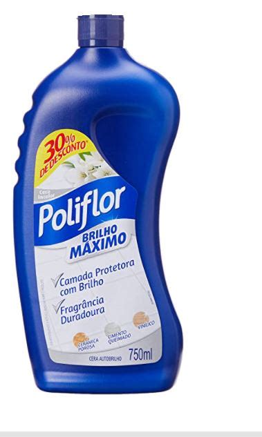 CERA LIQUIDA 750ML INCOLOR MAXIMO BRILHO POLIFLOR