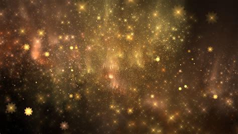 Golden Nebula Background