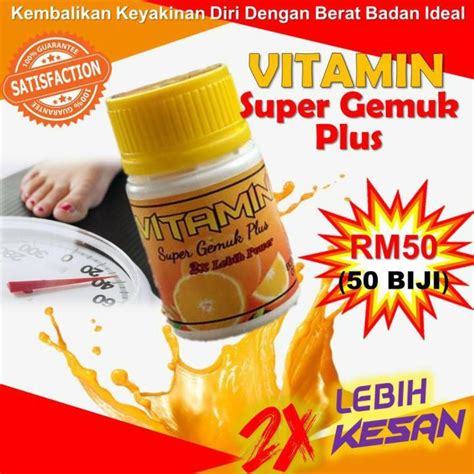 Vitamin Super Gemuk Original Hq Lazada