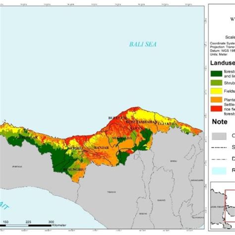 Landuse map of Buleleng Regency. | Download Scientific Diagram