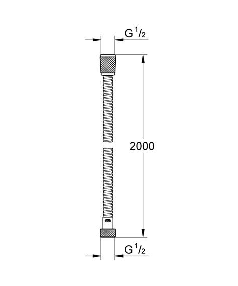 Relexaflex Metal Metal Shower Hose 2000 GROHE