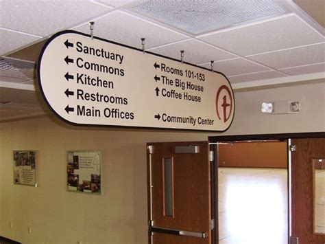 Custom Indoor Directory Signs With Images Church Foyer Church Interior Design Church