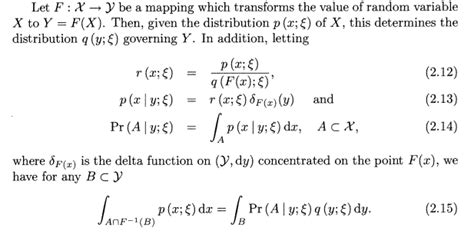 Information Theory How Do They Define R X Xi P X Y Xi Pr A Y Xi Mathematics