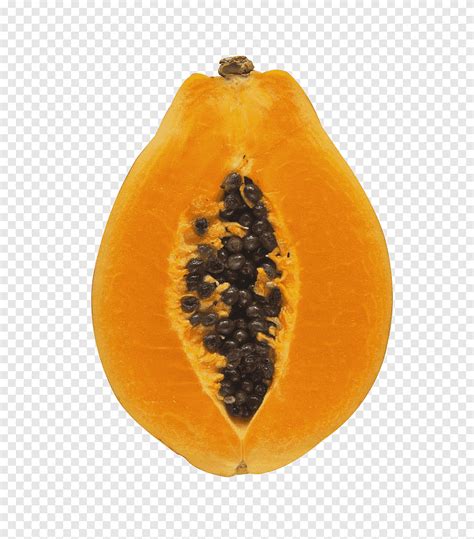 Papaya Fruta Auglis Papaya Madura Comida Mitad Png PNGEgg