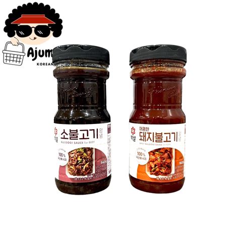 Cj Beksul Bulgogi Sauce 840g Beef Spicy Pork Shopee Philippines