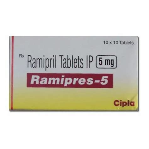 Ramipres Mg Ramipril Tablet Packaging Type Box Type At Rs Strip