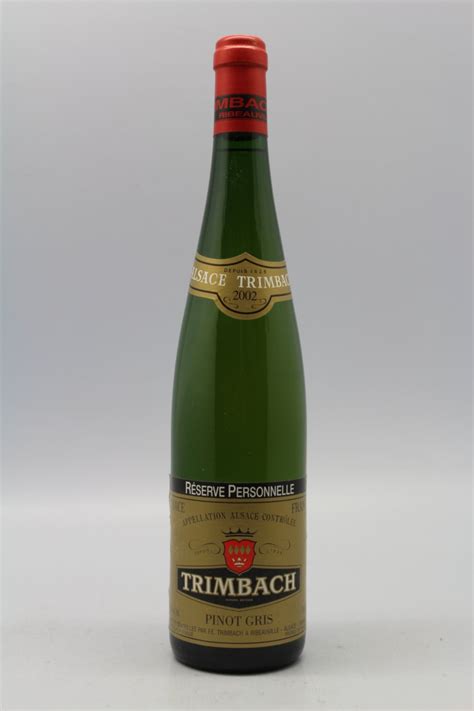 Trimbach Alsace Pinot Gris Reserve Personnelle Vins Millesimes