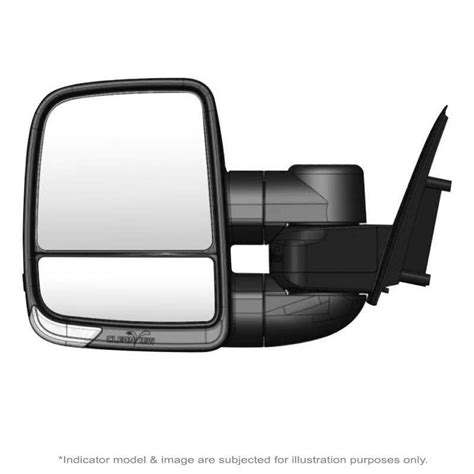 Clearview Towing Mirrors Next Gen Pair Heat Power Fold Indicators