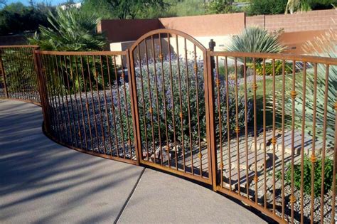 13 Wrought Iron Fence Designs Patterns Styles And Color Guide