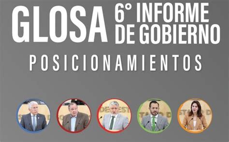 Congreso Del Estado Termina La Glosa Del Vi Informe De Gobierno