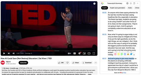 Sal Khan - How AI Could Save (Not Destroy) Education at TED Talk ...