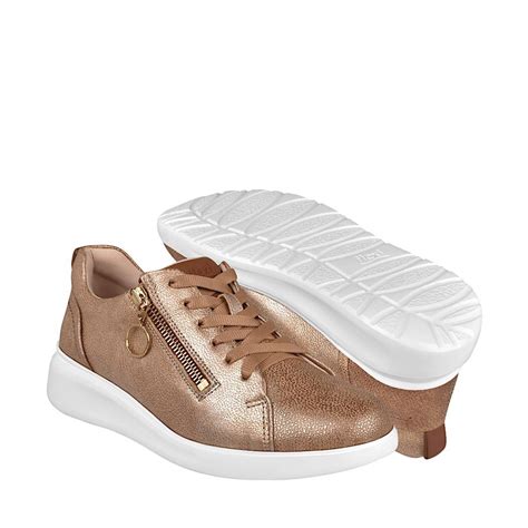 TENIS CASUALES PARA DAMA FLEXI 101401 PIEL ORO