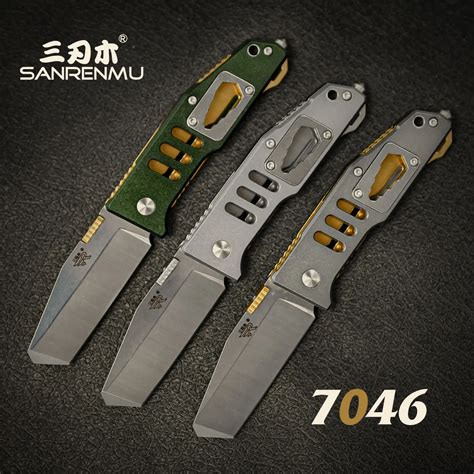 Pocket Knife Folding Knife Sanrenmu Pocket Knife 7046 Sanrenmu