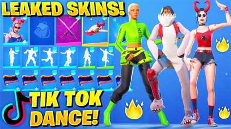 All New Leaked Skins Dance Emotes TikTok Renegade Dance