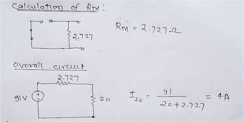 Solved Complete Solution For Both Please 3 Determine The Current