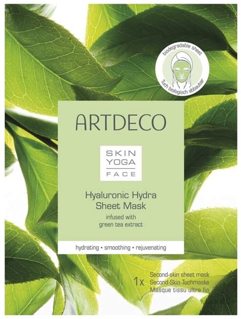 Face Sheet Mask Artdeco Skin Yoga Face Hyaluronic Hydra Sheet Mask