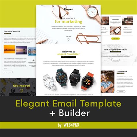 Elegant Email Template Builder Masterbundles